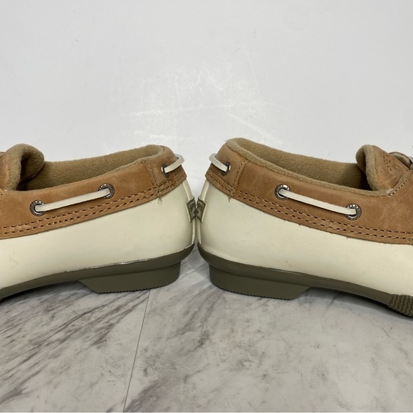 New! Sperry Salt Water One Eye Neutral Duck Shoe Bootie 7 1/2 - Picture 8 of 14